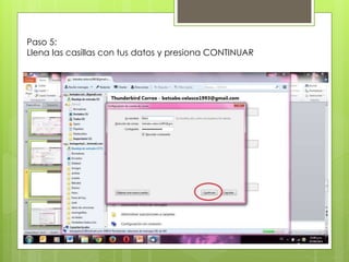 Paso 5:
Llena las casillas con tus datos y presiona CONTINUAR