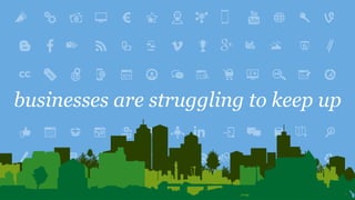 businesses are struggling to keep up
 