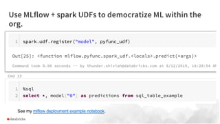 Distributed Models Over Distributed Data with MLflow, Pyspark, and Pandas Slide 33