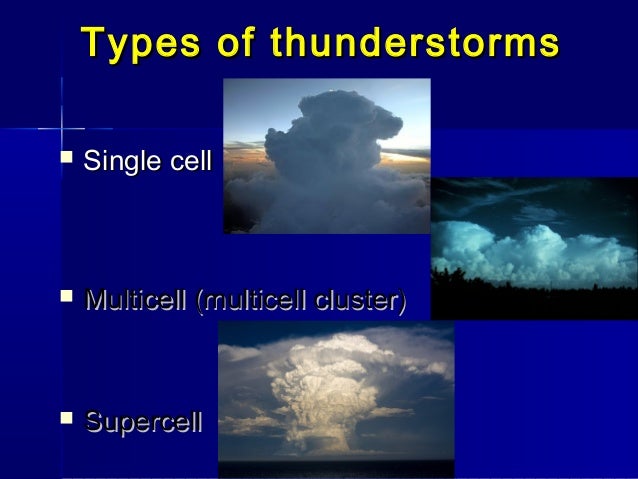 Thunderstorms lightning diagram stages 