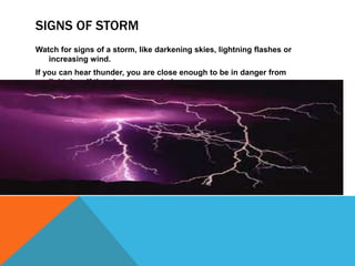 Thunderstorm safety