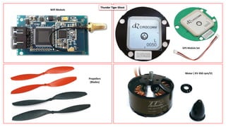 Thunder Tiger Ghost
GPS Module Set
Wifi Module
Propellers
(Blades)
Motor ( KV 450 rpm/V)
 