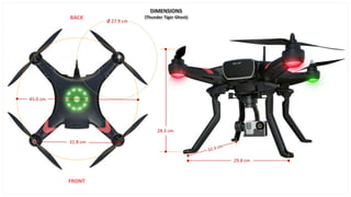 FRONT
BACK
DIMENSIONS
(Thunder Tiger Ghost)
Ø 27.9 cm
 