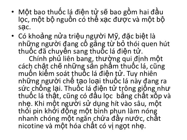 Thuoc la dien tu