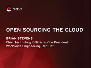Open Sourcing the Cloud - PuppetConf 2013