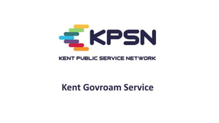 Kent Govroam Service
 
