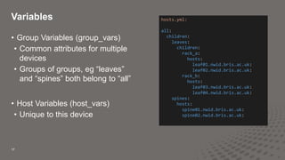 Network automation with Ansible and Python | PPTX | Cloud Computing ...