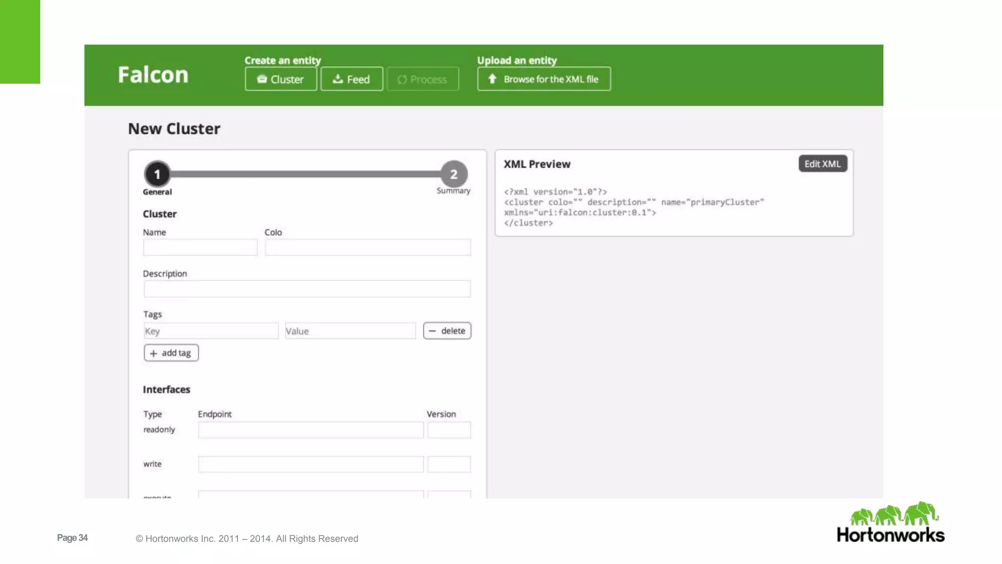 Page34 © Hortonworks Inc. 2011 – 2014. All Rights Reserved
 