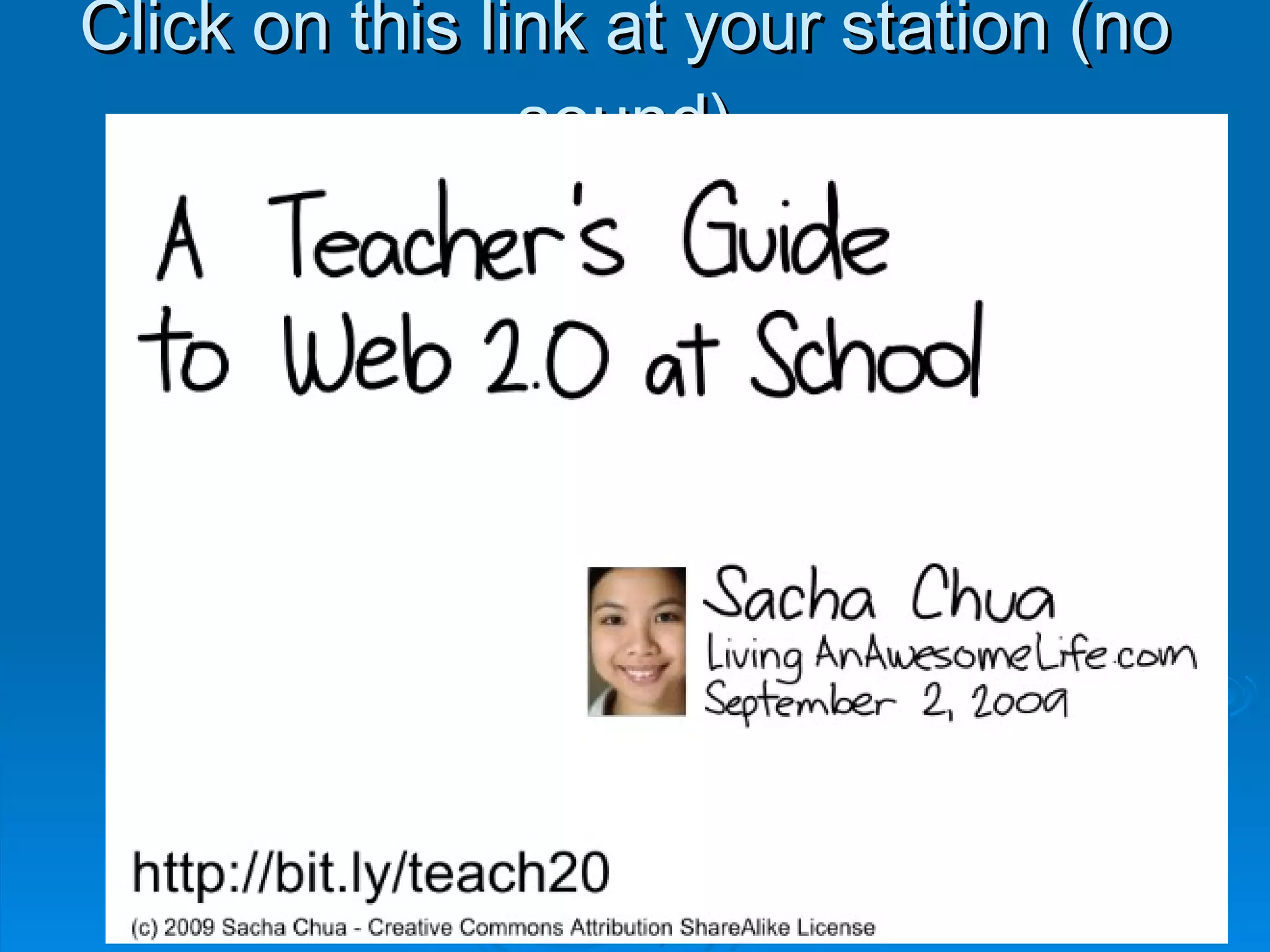 Click on this link at your station (no sound) 