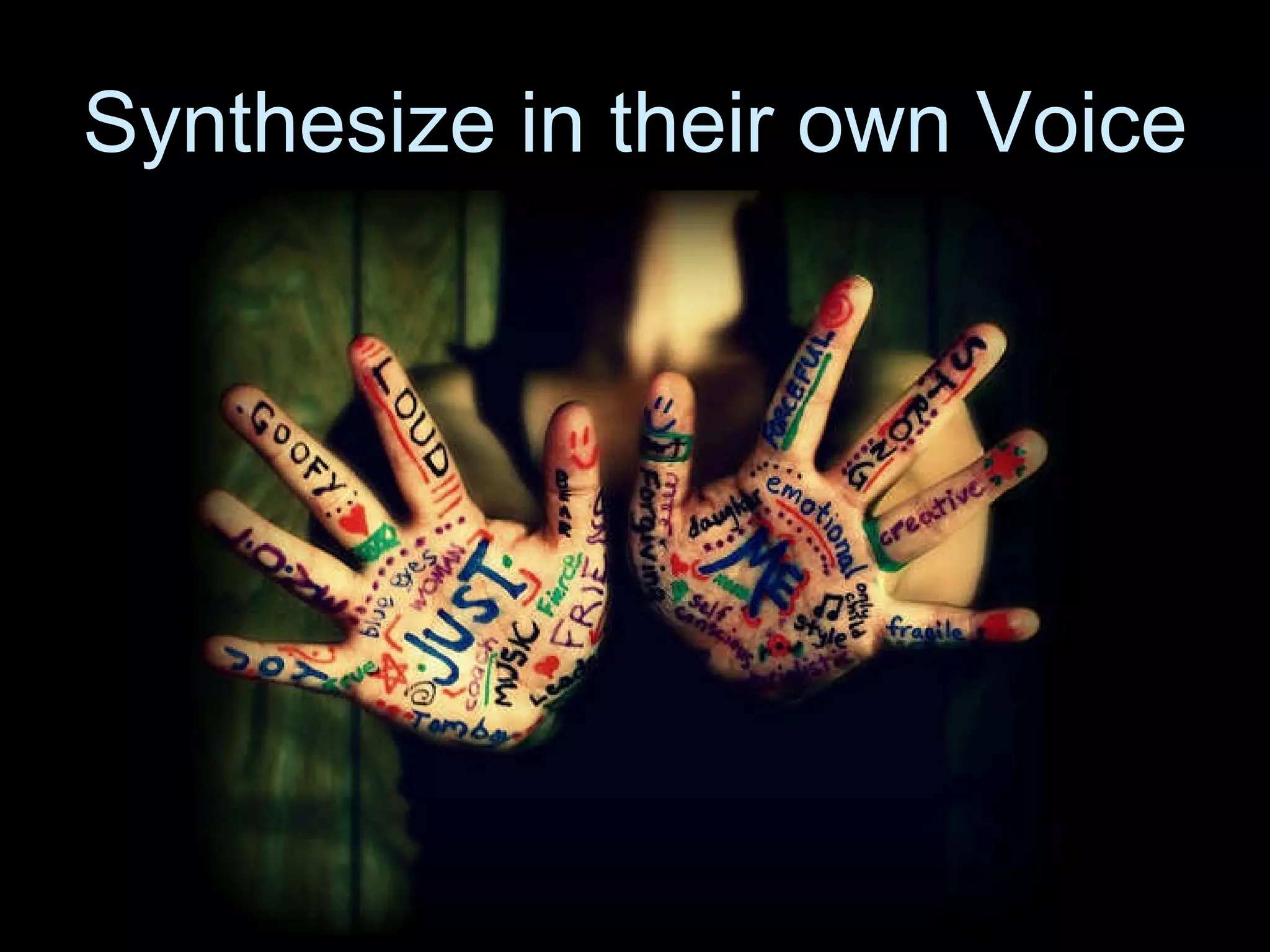 Synthesize in their own Voice 