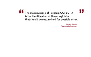 Building tree-ring chronologies and Program ARSTAN | PDF