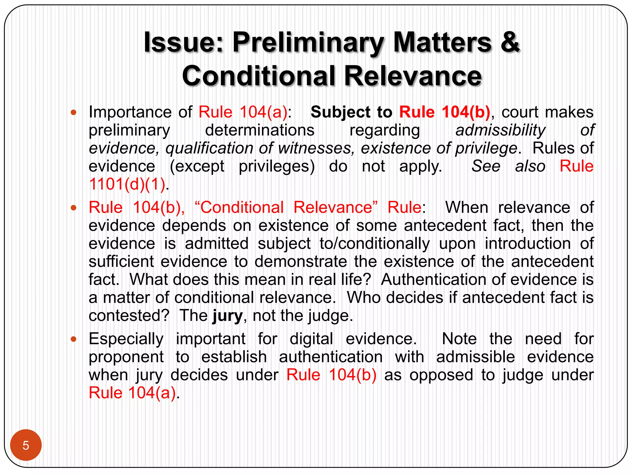 Hearsay Rules:Rule 801(b) “declarant”