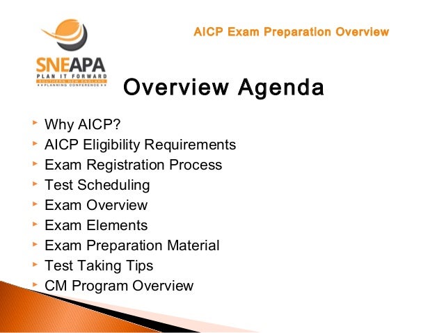 AICP Zertifizierungsantworten
