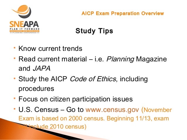 AICP Praxisprüfung