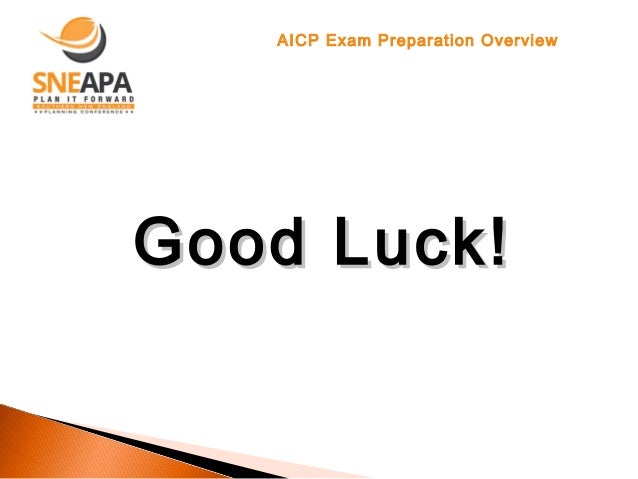 AICP Online Prüfung