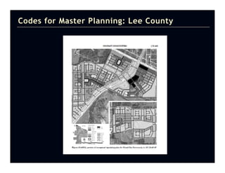 Codes for Master Planning: Lee County
 