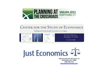 1669 Columbia Rd, NW, Suite 116
     Washington, DC 20009
         (202) 439-4176
  www.justeconomicsllc.com
 