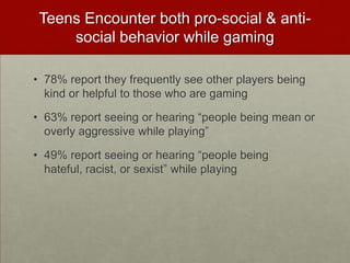 Student’s Lack of concern over privacy and permanent recordResearch shows that issues of privacy and safety are not at the forefront of younger users' minds. 41% of children aged 8 to 17 who had a visible profile had them set so they were open and accessible to anyone. (Office of Communications in GB)Younger adults and children are much more likely to share sensitive informationAfter weeks of butting heads with his coaches, Taylor, 17, logged on to Facebook from home Jan. 3. He typed his frustrations for the online world to see: "I'ma kill em all. I'ma bust this (expletive) up from the inside like nobody's ever done before.”(USA Today, Jan 2010)Taylor's profile was public, so there were no restrictions on who could view it.