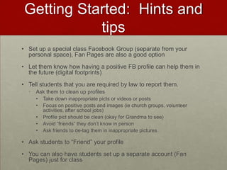 Facebook FanPages in Social Studieshttp://www.youtube.com/watch?v=Vj-XCUIbbcE