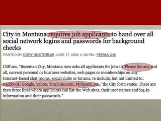 Movie:  Digital Dossierhttp://www.youtube.com/watch?v=79IYZVYIVLA