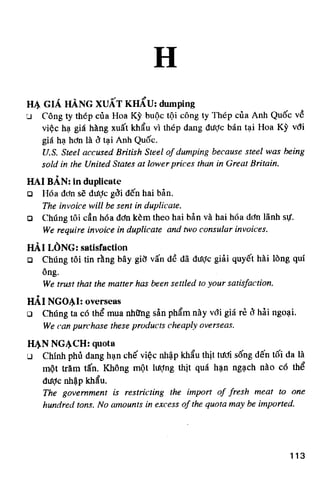 Thuật ngữ kinh tế   thương mại