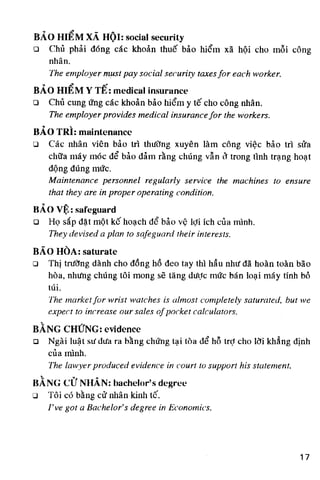 Thuật ngữ kinh tế   thương mại