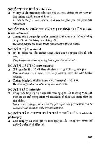 Thuật ngữ kinh tế   thương mại