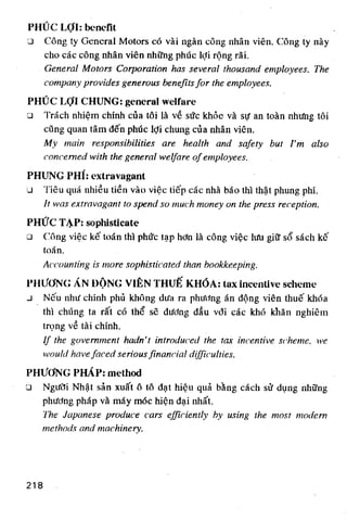 Thuật ngữ kinh tế   thương mại