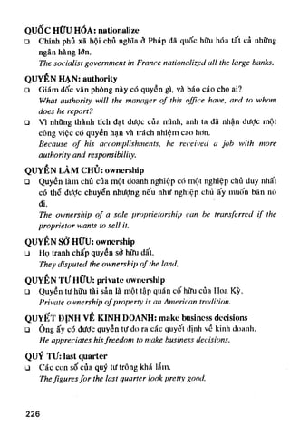 Thuật ngữ kinh tế   thương mại