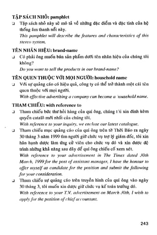 Thuật ngữ kinh tế   thương mại