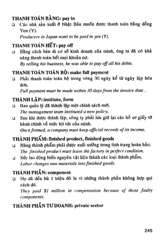 Thuật ngữ kinh tế   thương mại