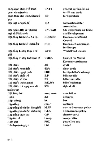 Thuật ngữ kinh tế   thương mại