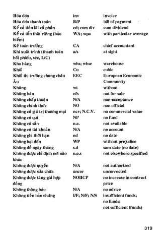 Thuật ngữ kinh tế   thương mại