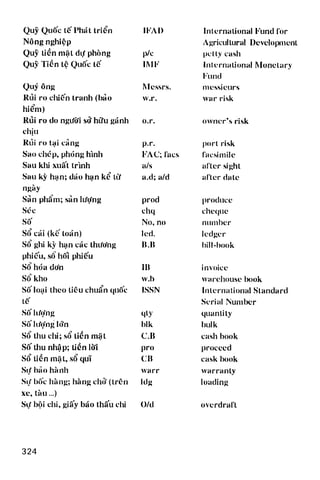 Thuật ngữ kinh tế   thương mại