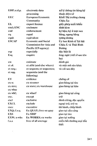 Thuật ngữ kinh tế   thương mại