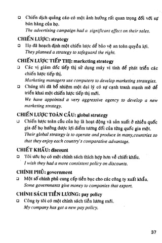 Thuật ngữ kinh tế   thương mại