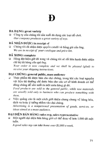 Thuật ngữ kinh tế   thương mại