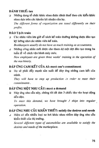 Thuật ngữ kinh tế   thương mại