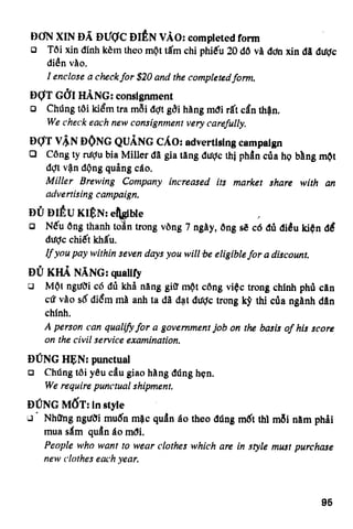 Thuật ngữ kinh tế   thương mại