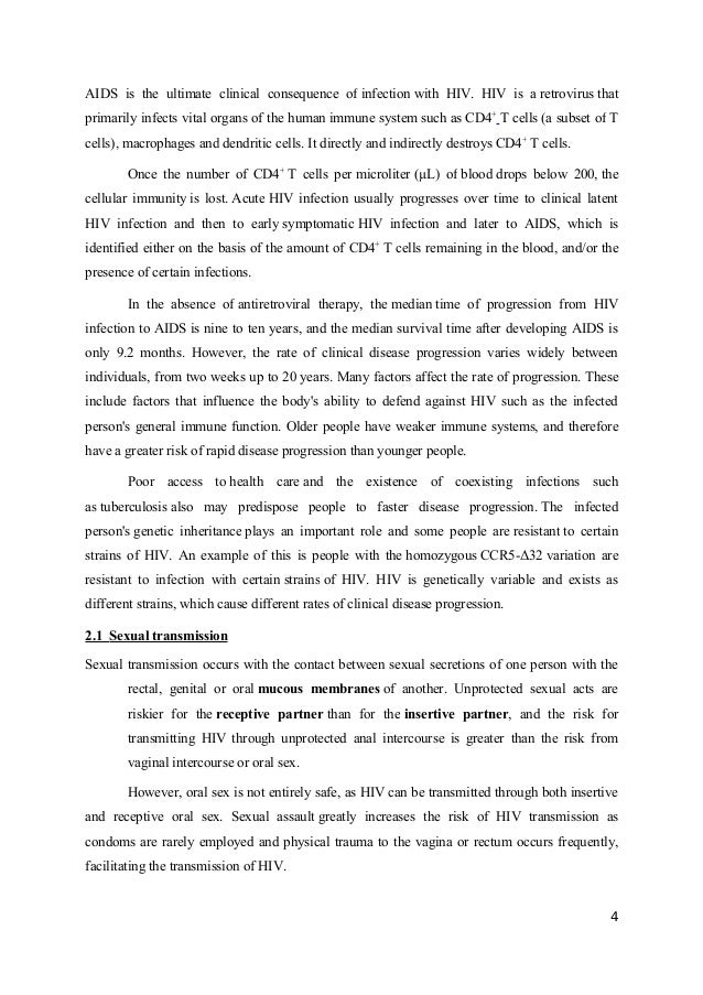 Aids Hiv Assignment