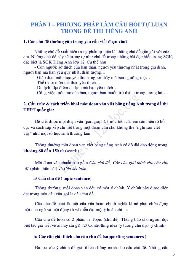 Hướng dẫn làm bài luận và 30 bài luận Tiếng Anh chuẩn và hay luyện th… Hướng dẫn làm bài luận và 30 bài luận Tiếng Anh chuẩn và hay luyện th…
