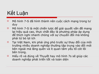 mẫu powerpoint phân tích mô hình marketing 7s