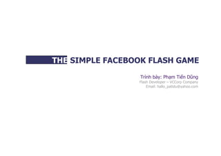 Game Flash trên facebook