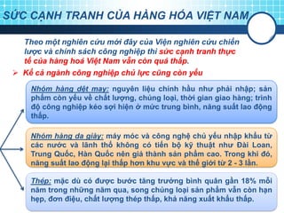 Tình hình ngoại thương Việt Nam năm 2012
