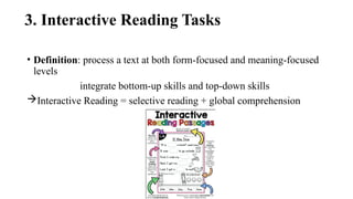 Interactive reading tasks and its example | PPTX