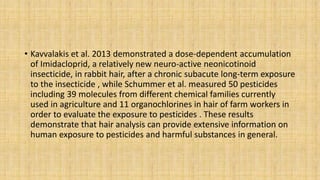 Neuro Insecticide Thxicological analysis | PPTX