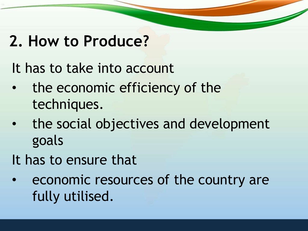 Solving Basic Economic Problems