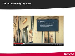 barcoo beacons @ mymuesli
 