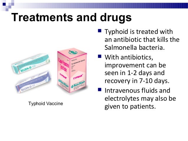 which antibiotic is best for typhoid fever