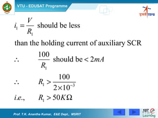 Prof. T.K. Anantha Kumar,  E&E Dept.,  MSRIT 